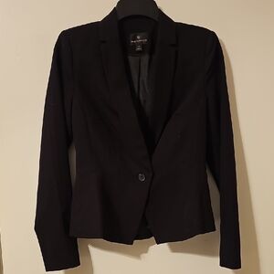 Worthington Black Single-Button Tailored Women's Blazer